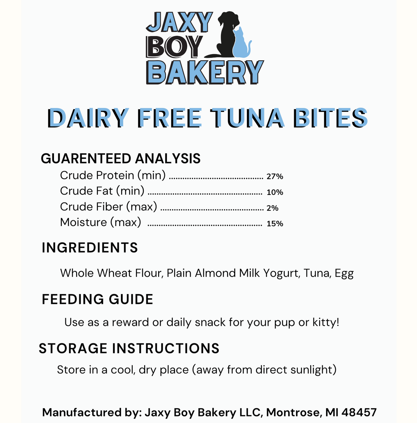 Dairy Free Tuna Bites