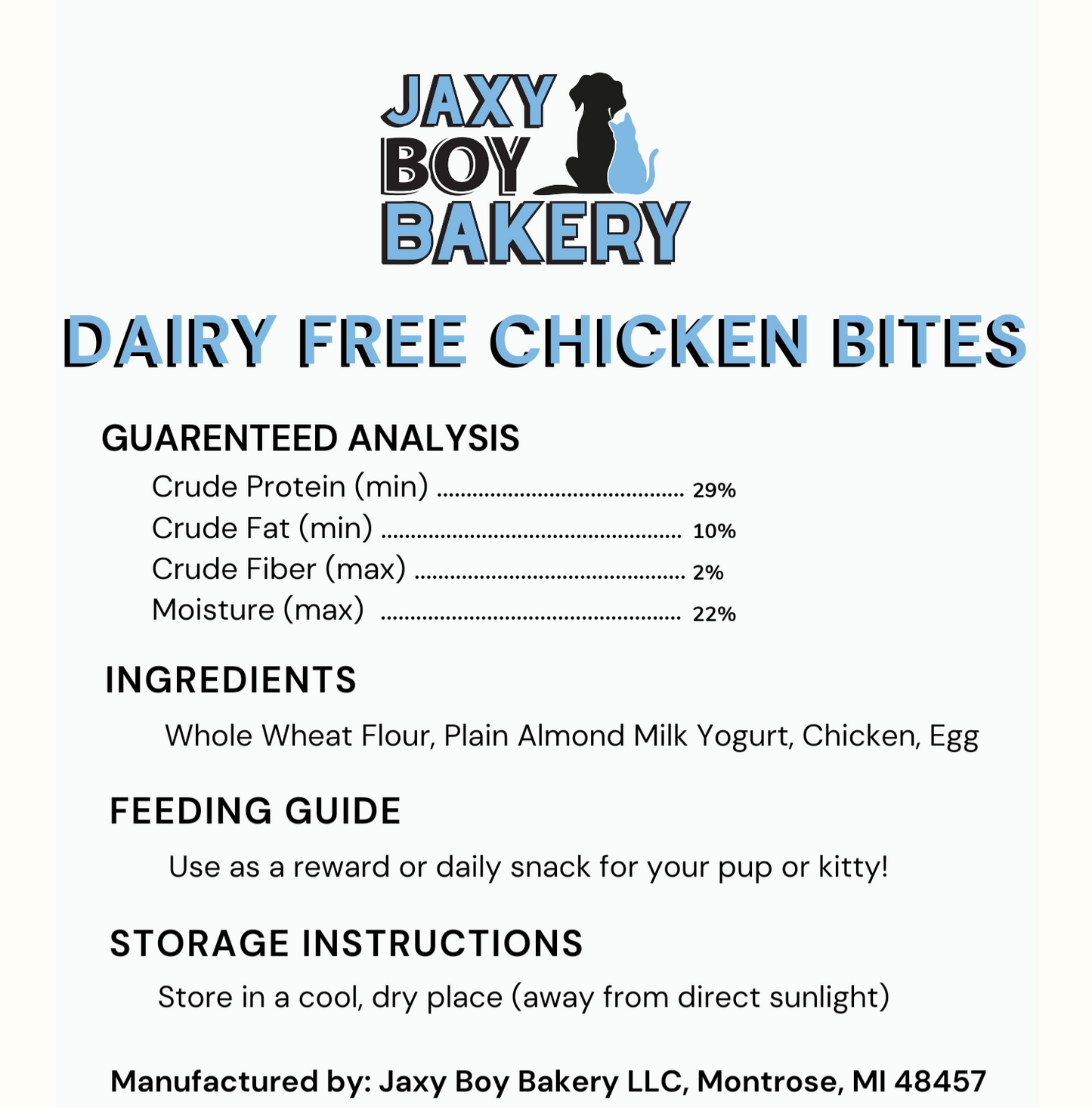 Dairy Free Chicken Bites
